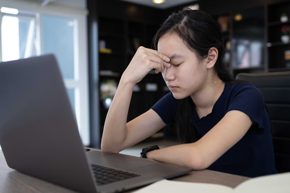 dry eyes using a computer